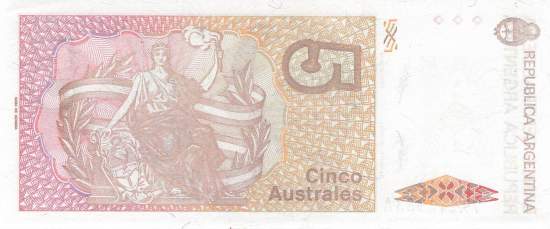 Argentinien p324b 5 Australes 1985